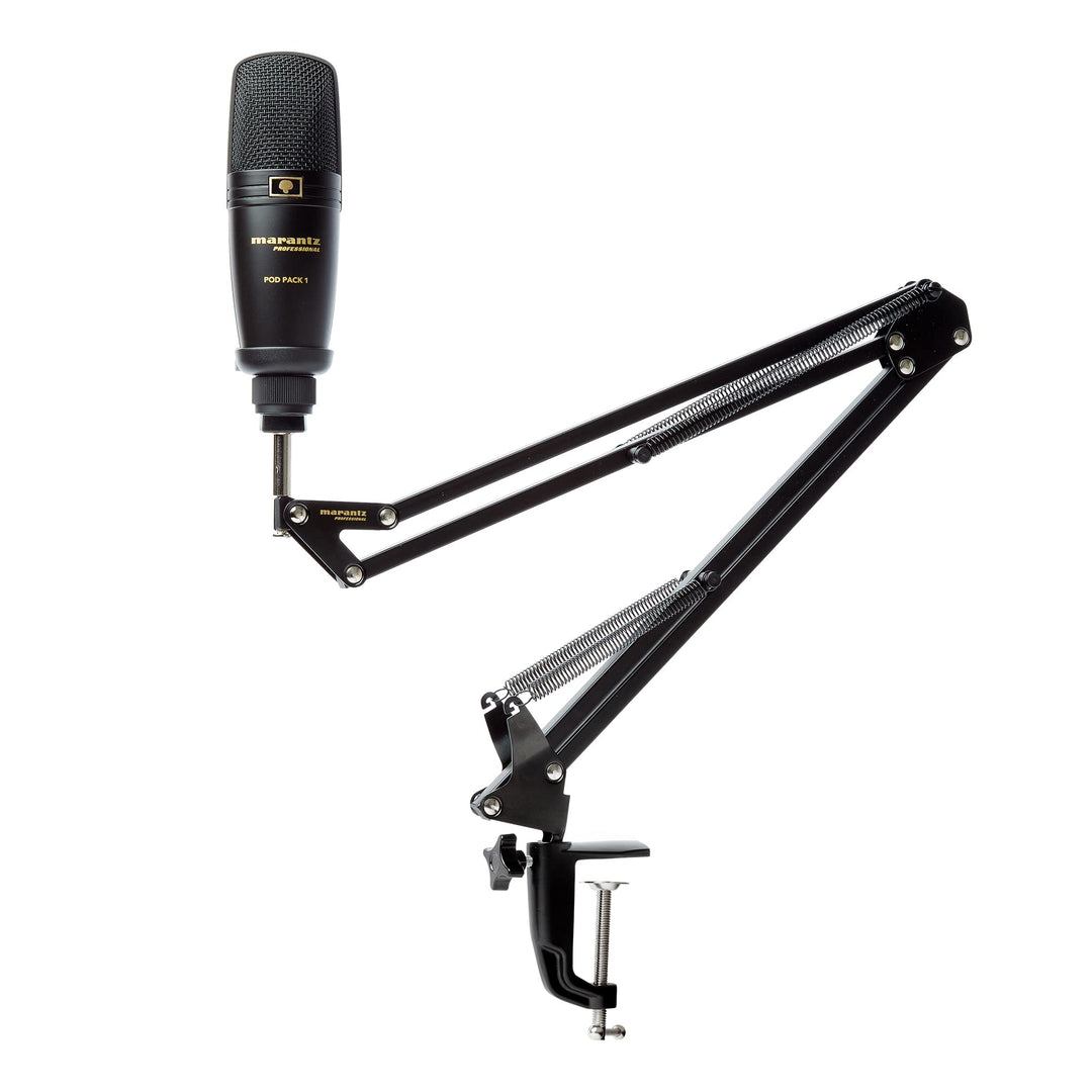 Marantz Professional Pod Pack 1 - USB Kondensator Mikrofon Kit für Gaming, Streaming und Podcasting