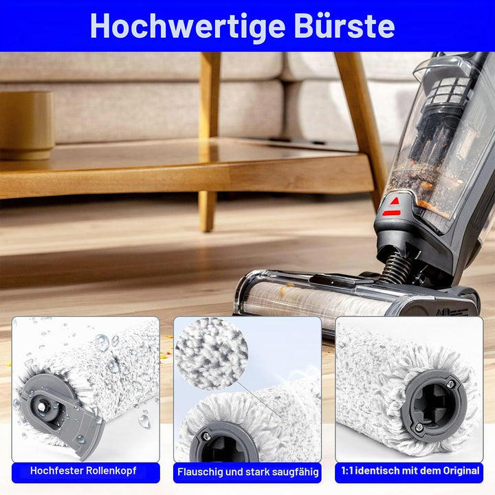 Für Bissell CrossWave OmniForce &amp; CrossWave OmniFind Staubsauger, 3 Pack Bürstenrollen für mehrere O