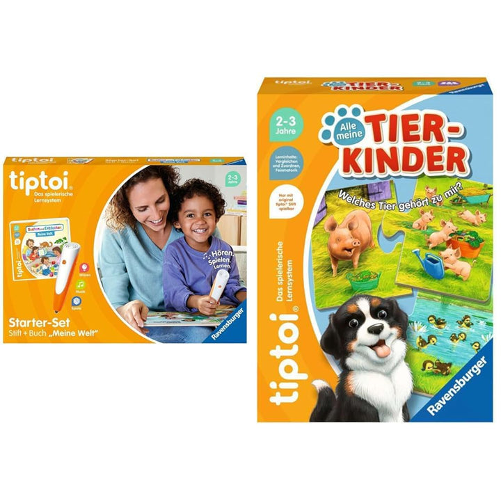 Ravensburger tiptoi Starter-Set 00112 - Stift und Bilderbuch Suchen und Entdecken Meine Welt - Lerns