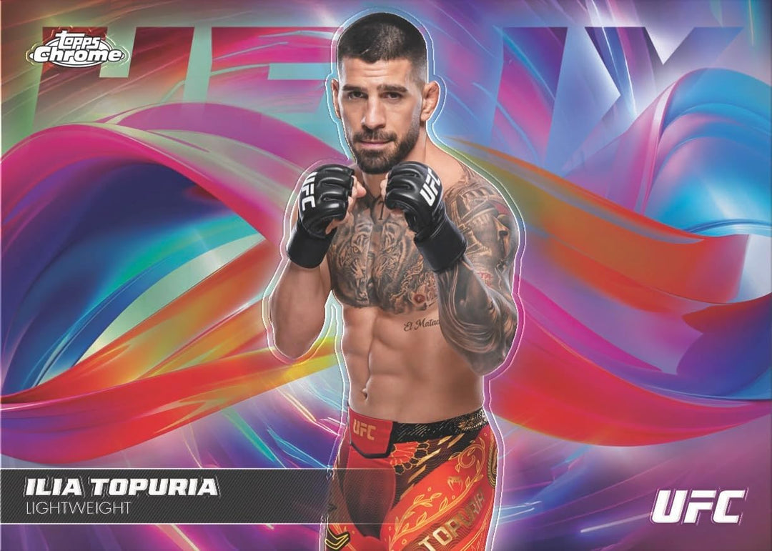 2026 Topps Chrome® UFC - Vorteilsbox (4 Karten pro Packung, 6 Packungen pro Box)