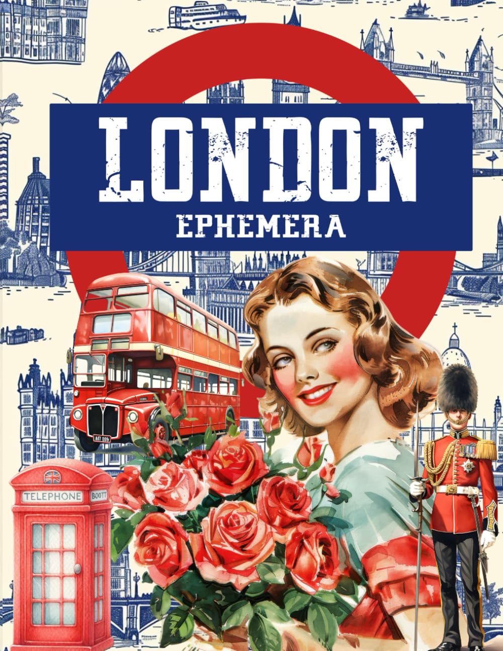 London Ephemera Book: High Quality Images Of Peoples, For Paper Crafts, Scrapbooking, Mixed Media, J