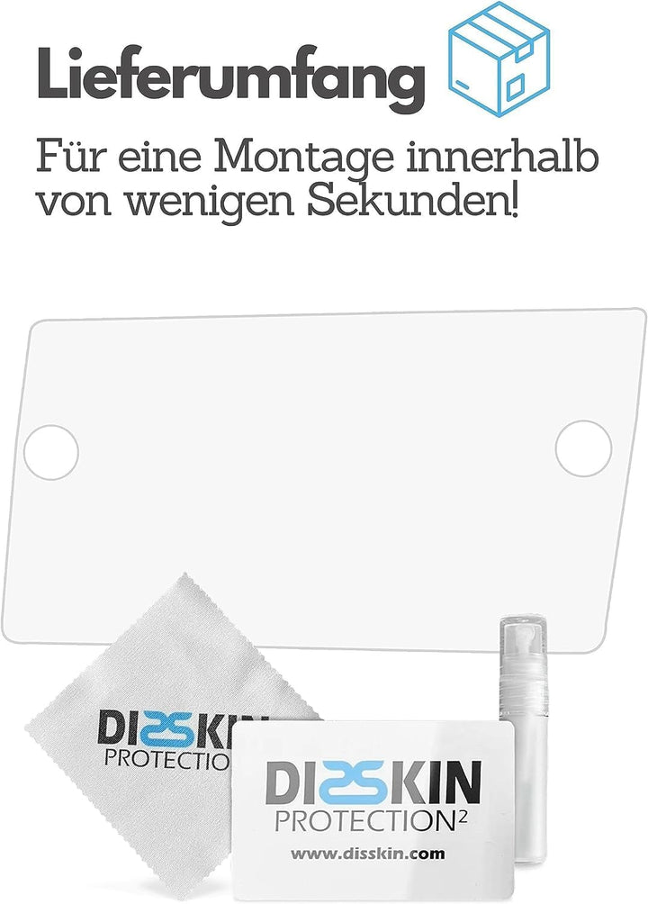 DISSKIN® Displayschutzfolie für Volkswagen Discover Media &amp; Pro Display - selbstheilend durch Wärme,