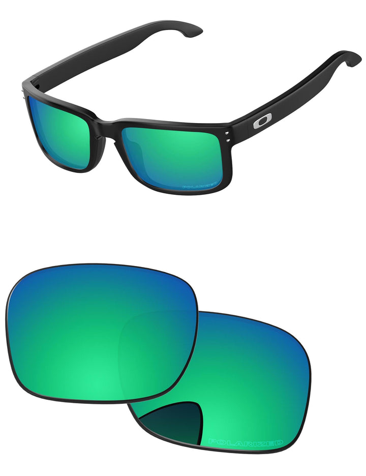 PapaViva Ersatzlinsen für for Oakley Holbrook OO9102 Blaugrün, Blaugrün