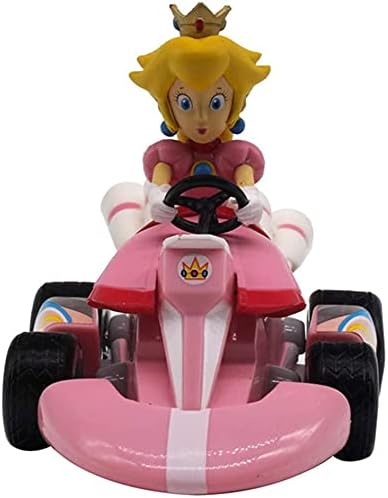 Supe Mari Bros Kart, zum Rückziehen, Autos, Motorrad, Luigi, Yoshi, Kröte, Prinzessin, Pfirsich, Ese