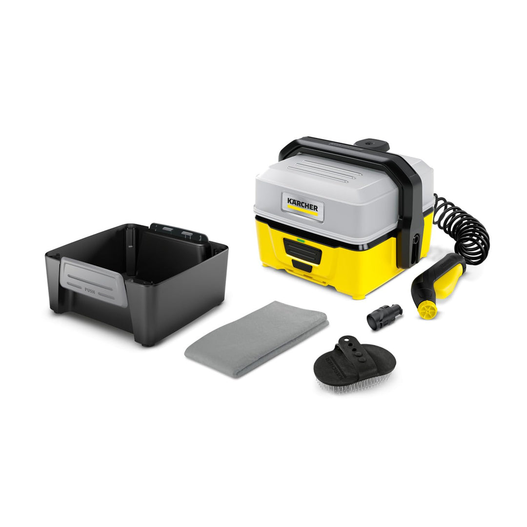 Kärcher Mobile Outdoor Cleaner OC 3 Pet Box (Wassertankvolumen: 4 l, Lithium-Ionen-Akku, abnehmbarer