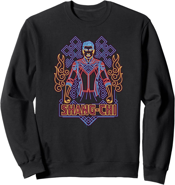 Marvel Shang-Chi and the Legend of the Ten Rings Neon Lights Sweatshirt
