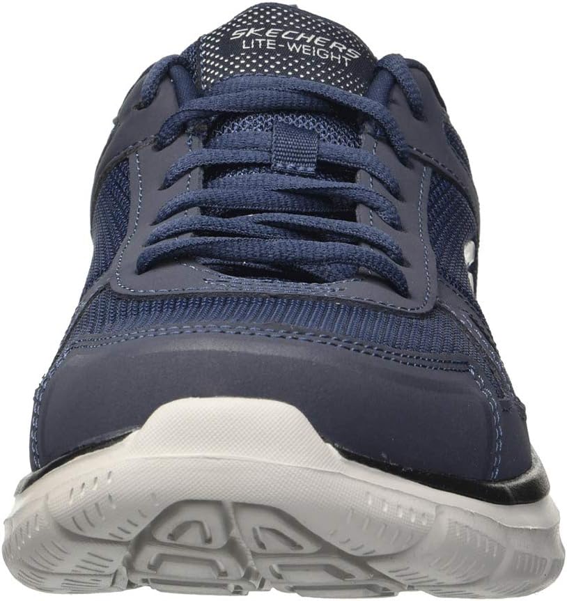Skechers Herren Track Scloric Turnschuhe 40 EU Weit Navy Nvy, 40 EU Weit Navy Nvy