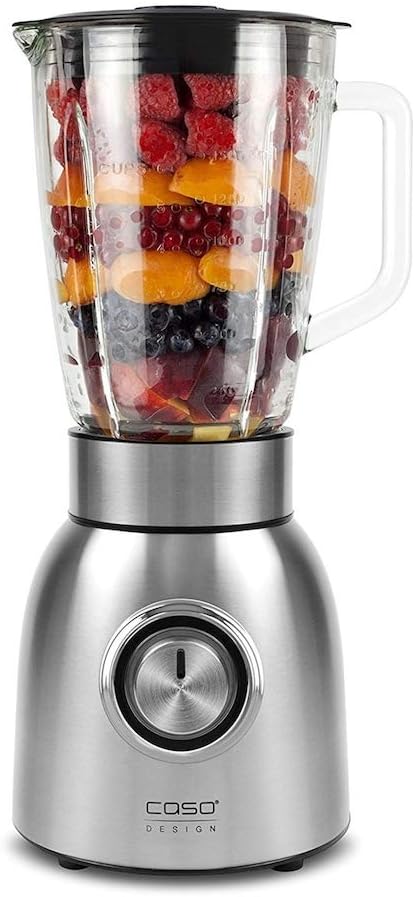 Caso B800 - Design Standmixer für leckere und frische Smoothies, Gehäuse aus langlebigem Edelstahl,