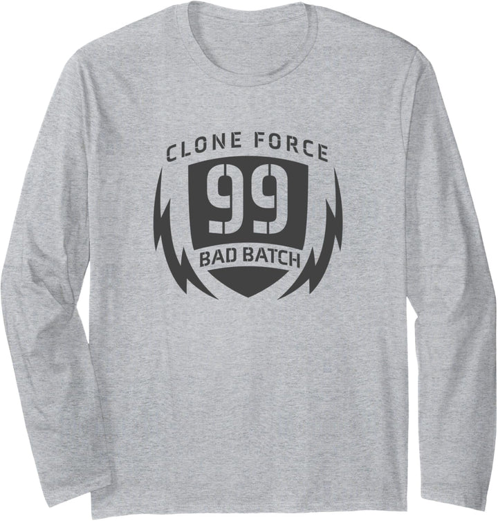 Star Wars: The Bad Batch Clone Force 99 Lightning Logo Langarmshirt