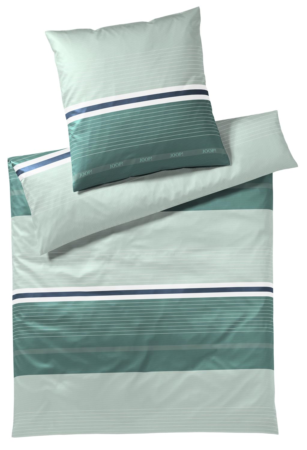 Joop! Bettwäsche Fit Jade 1 Bettbezug 200 x 200 cm + 2 Kissenbezüge 80 x 80 cm, 1 Bettbezug 200 x 20