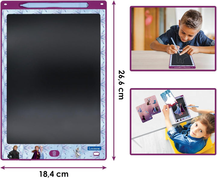 Lexibook, Frozen Magic Slate, Kunst- und Bastelspielzeug für Mädchen und Jungen, A4-Format mit mehrf