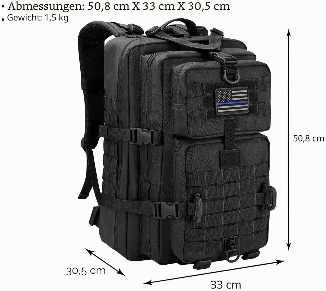 Hannibal Tactical Militär Taktischer Rucksack Cooper Rucksack Armee Assault Pack 3 Tage Bug Out Go B