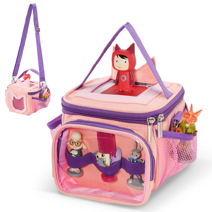 Hautton Tragetasche für Toniebox &amp; Tigerbox，Aufbewahrungtasche für Musikbox, Tonies Figuren, Kopfhör