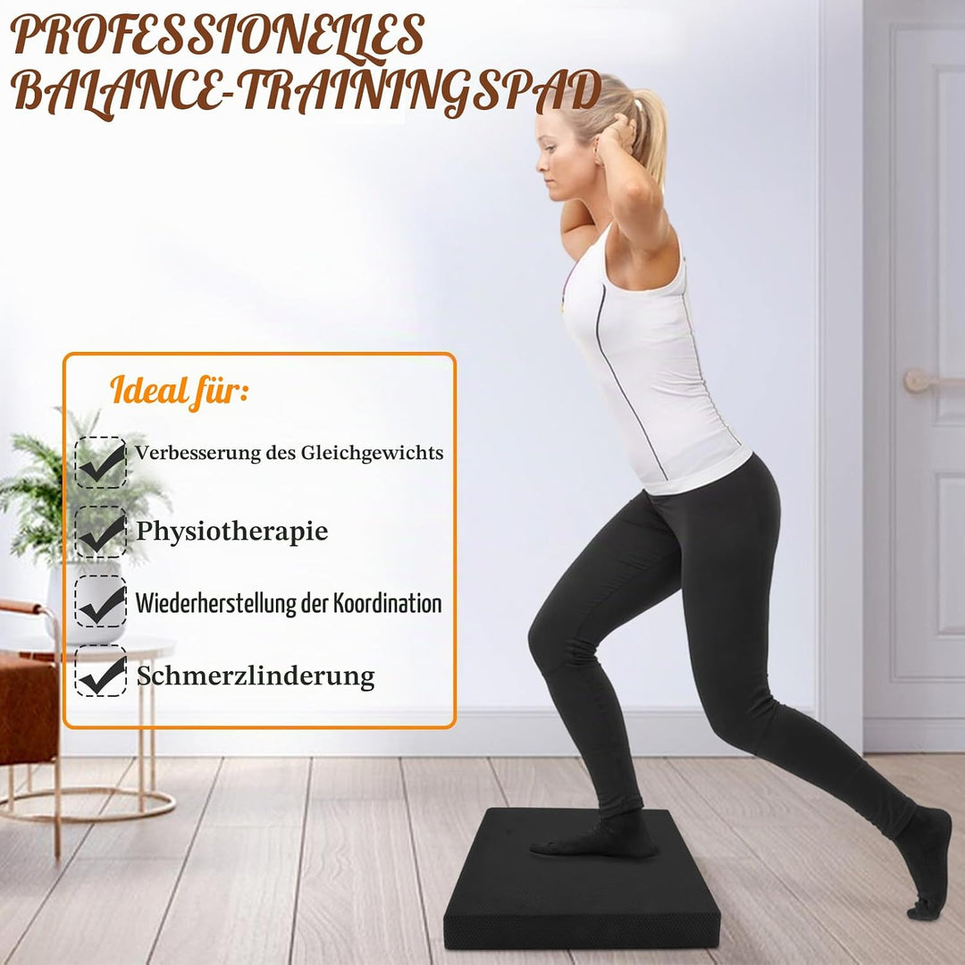 DAJAVE 2 Stück Balance Pad für Erwachsene und Pferde - Gleichgewichtskissen/Wackelkissen, Balance Pa