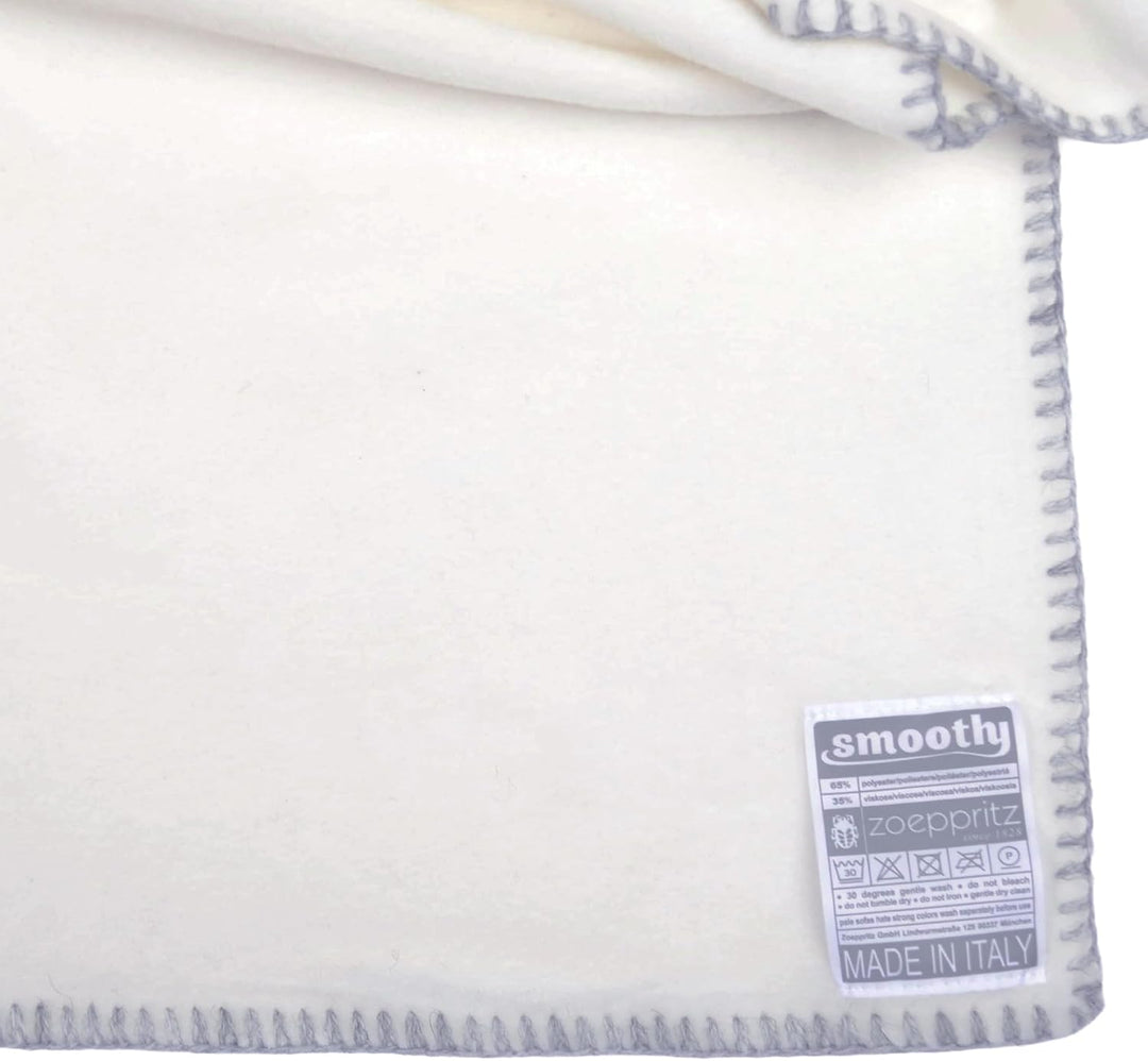 Zoeppritz since 1828 Smoothy Fleece-Decke – Flauschige Kuscheldecke aus Polarfleece - vegan – 140x19