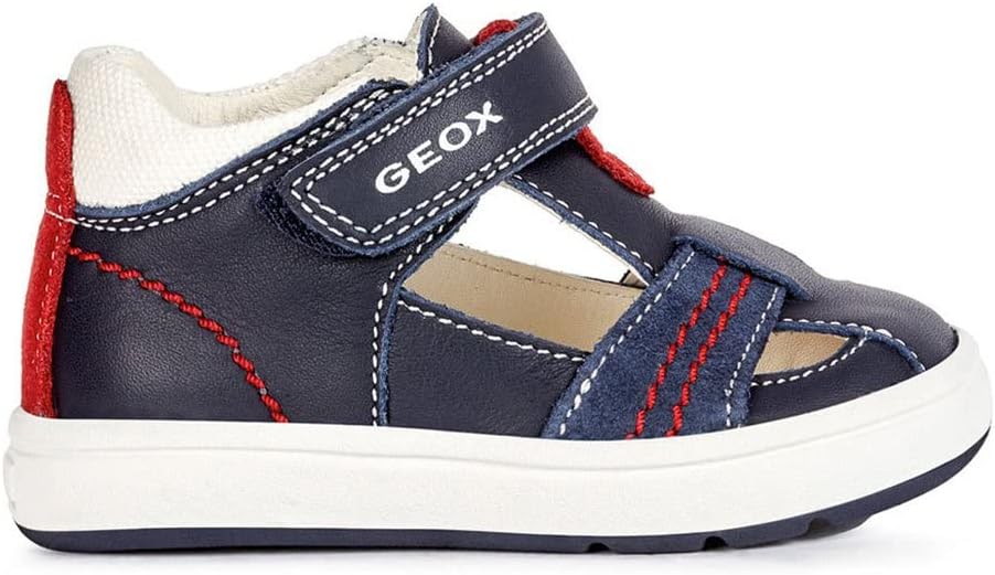 Geox Jungen B Biglia Boy A Erste Schritte 19 EU Navy White, 19 EU Navy White