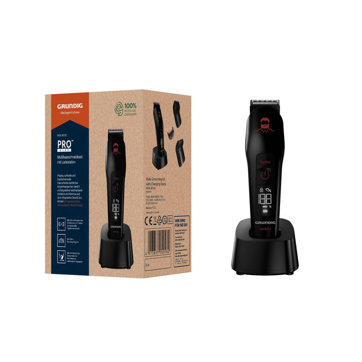 GRUNDIG MGK 9030 ProClub Multihaarschneideset, BeardCare Sensor, Wet & Dry Nutzung, Mit Li-Ion Akkut