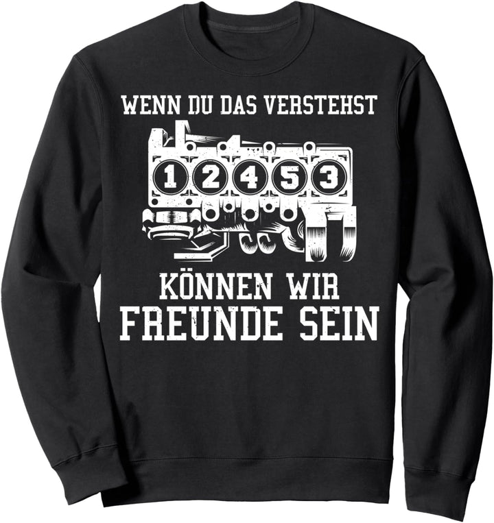 Schrauber Auto Mechatroniker 5 Zylinder Kfz Mechaniker Sweatshirt