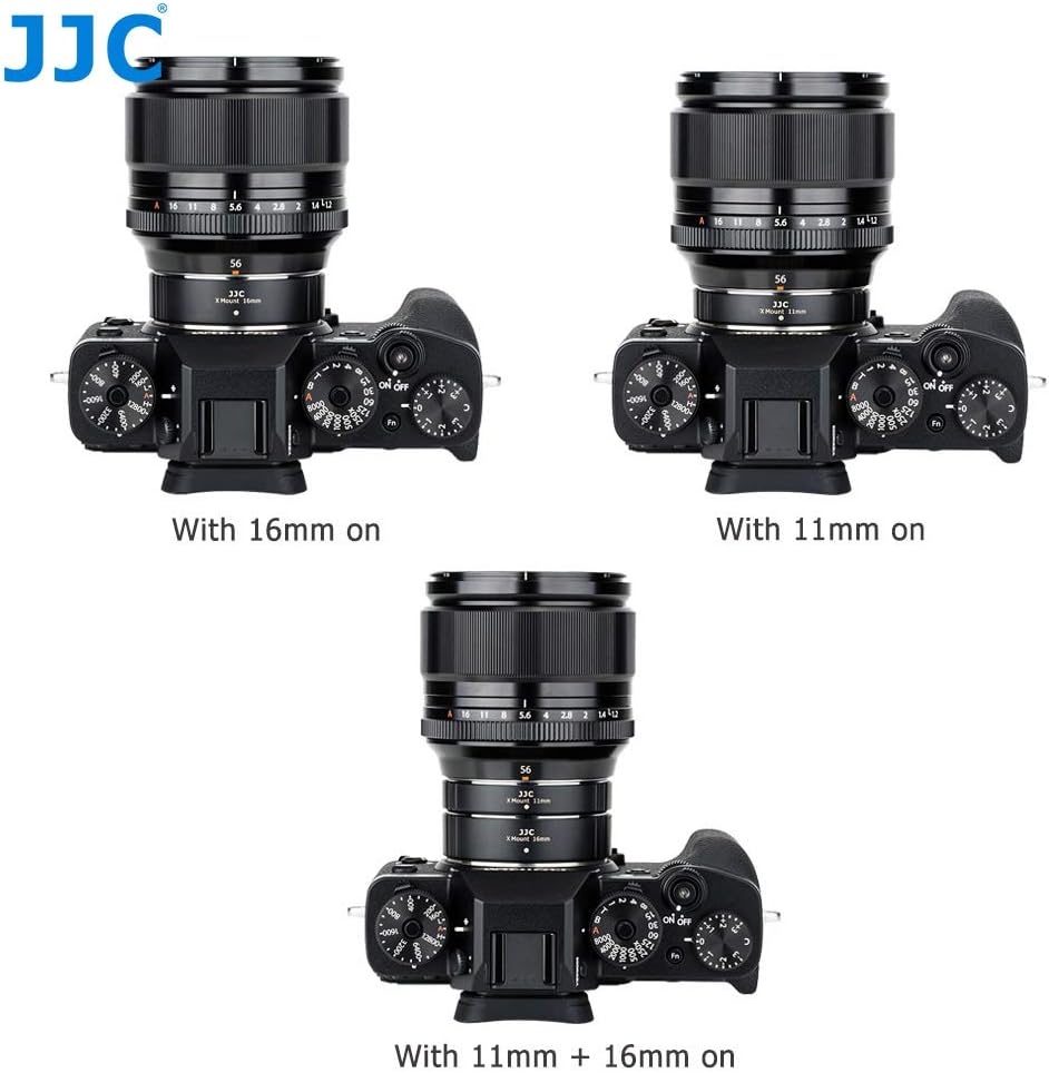 JJC Autofokus Makro Zwischenringe (AF) für Makrofotographie Passen für Fujifilm X Mount Kameras X-H2