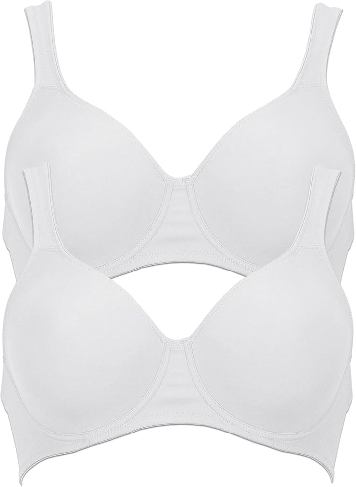 Anita 2er Sparpack Bügel BH Twin 5490 Gr. 65-100 B-H 70B Weiss, 70B Weiß