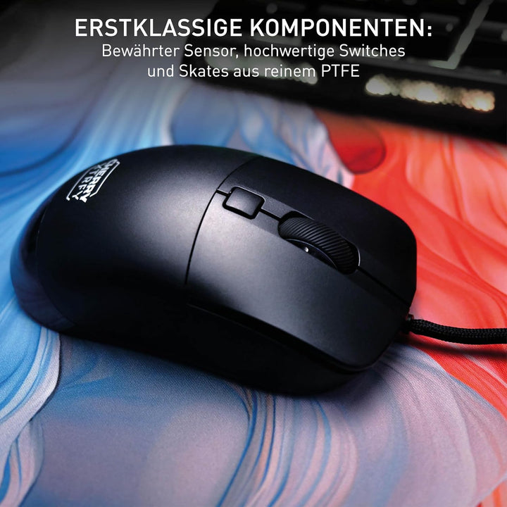 CHERRY XTRFY M50, Leichte Kabelgebundene Gaming-Maus, Ergonomische Form für Optimalen Komfort und Ko
