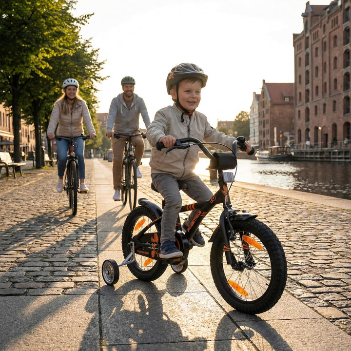 PROMETHEUS BICYCLES Kinderfahrrad 16 Zoll ab 5 Jahren - Kinder Fahrrad Mädchen Jungen Fahrrad Kinder