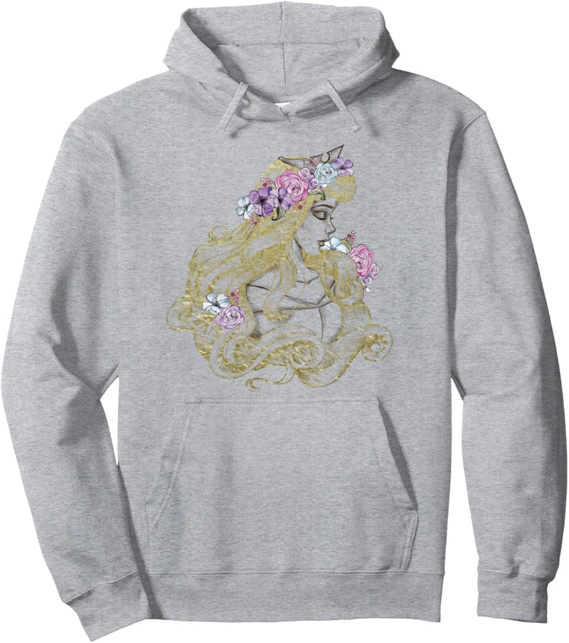 Disney Sleeping Beauty Aurora Sketch Portrait Pullover Hoodie