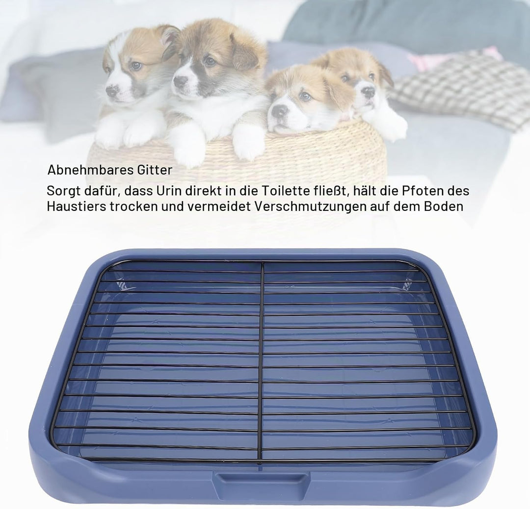 Hundetoilette, Hundetoilette, Abnehmbar Hundetoilette für Den Innenbereich Welpentoilettenunterlage