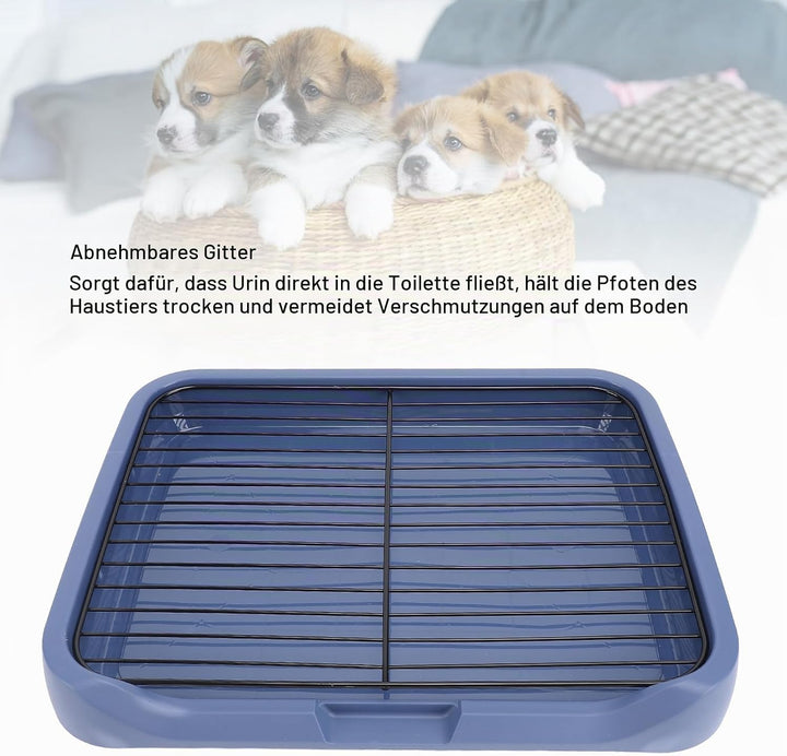 Hundetoilette, Hundetoilette, Abnehmbar Hundetoilette für Den Innenbereich Welpentoilettenunterlage