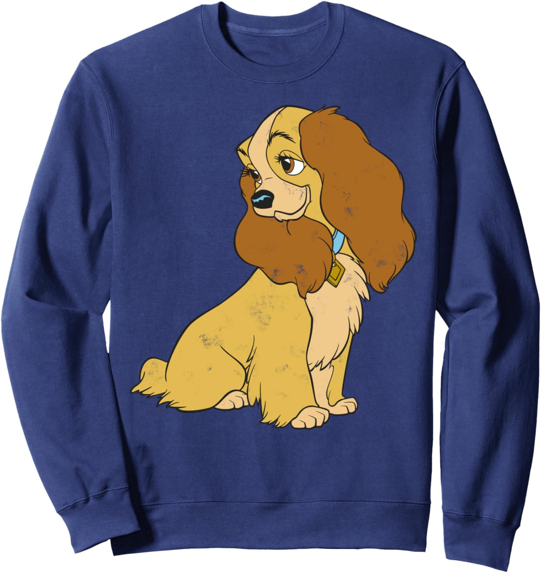 Disney Lady And The Tramp Lady Vintage Portrait Sweatshirt