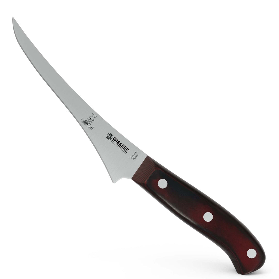 Giesser seit 1776 - Made in Germany - Filetiermesser 17 cm Rocking Chefs, PremiumCut Filet No 1, Fil