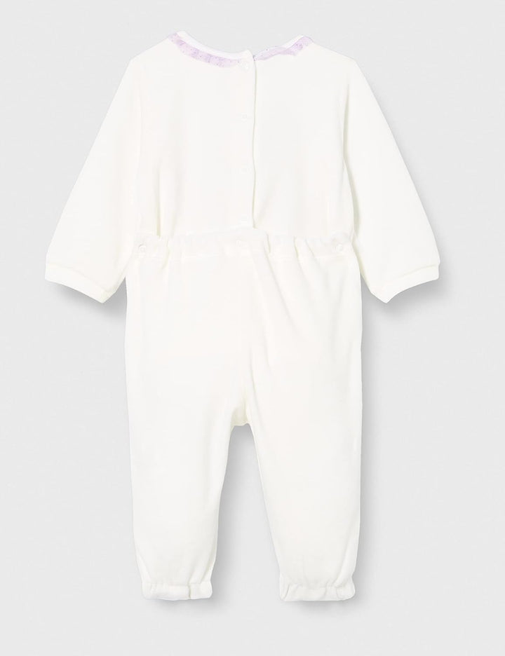 Chicco Mädchen Auswahl Einhorn Bottone 0 Monate Bianco, 0 Monate Bianco