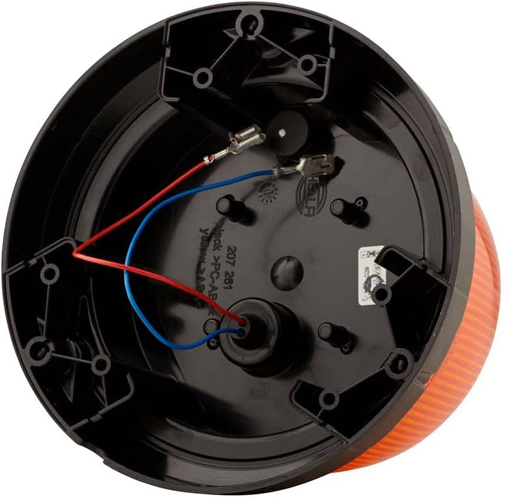 HELLA - LED-Blitz-Kennleuchte - RotaLED Compact - 12/24V - gelb - geschraubt - 2XD 013 979-201