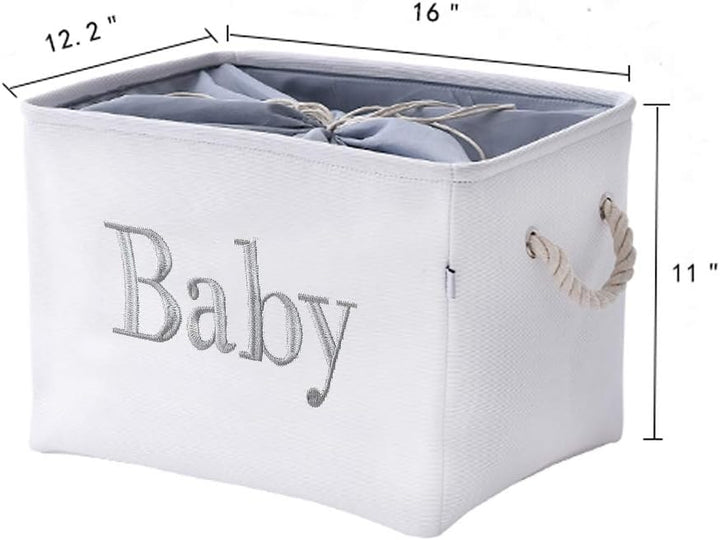 INough Aufbewahrungskorb Baby Aufbewahrungsbox Kinder, Aufbewahrungskorb Faltbar Kallax Boxen Stoff