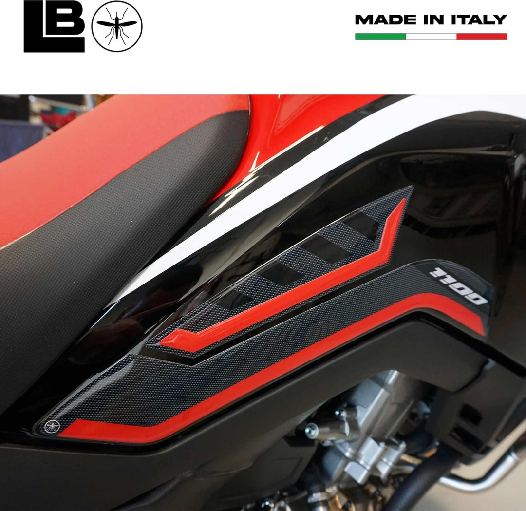 labelbike - 2 3D-Aufkleber für Motorrad-SEITENSCHUTZ, kompatibel mit Honda Africa Twin 1100 L ab 202