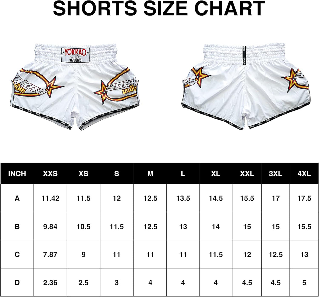 Yokkao Muay Thai Boxing Shorts for Men & Women | Premium Satin Shorts for Athletes | Ideal for Train