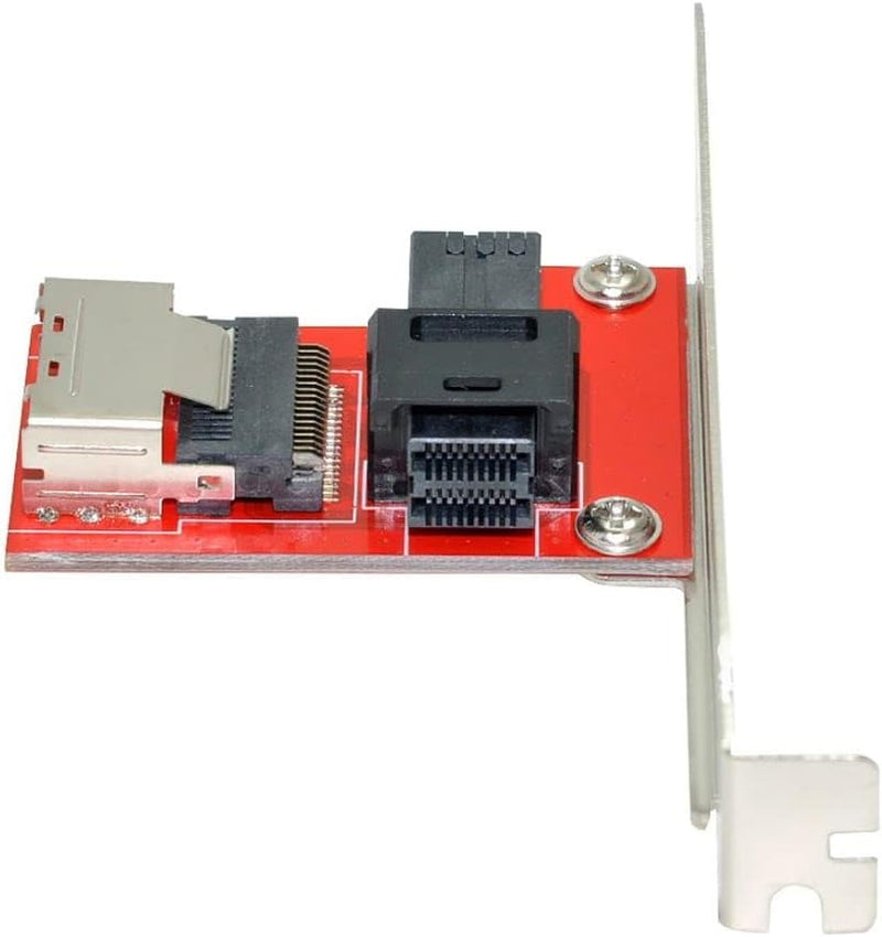 ChenYang CY Mini SAS SFF-8087 PCI-Express 4.0 auf SFF-8643 SAS HD PCBA Buchse Adapter mit Halterung