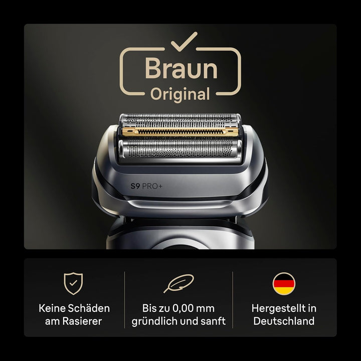 Braun Series 9 PRO+ Elektrorasierer Scherkopf, ORIGINAL Ersatzscherteil vom Hersteller, Hol dir 100%