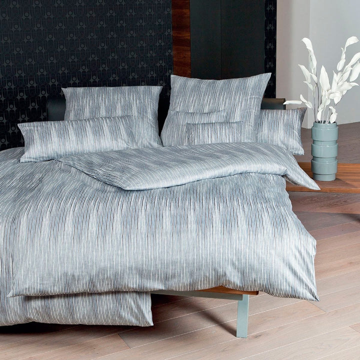Janine Design Interlock Feinjersey Bettwäsche Carmen 53031-08 Silbergrau 1 Bettbezug 155 x 220 cm +