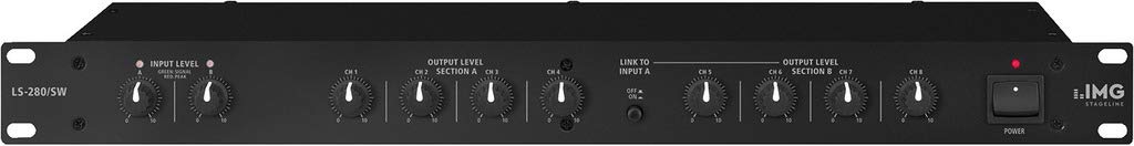 IMG STAGELINE LS-280/SW 8-fach-Line-Splitter