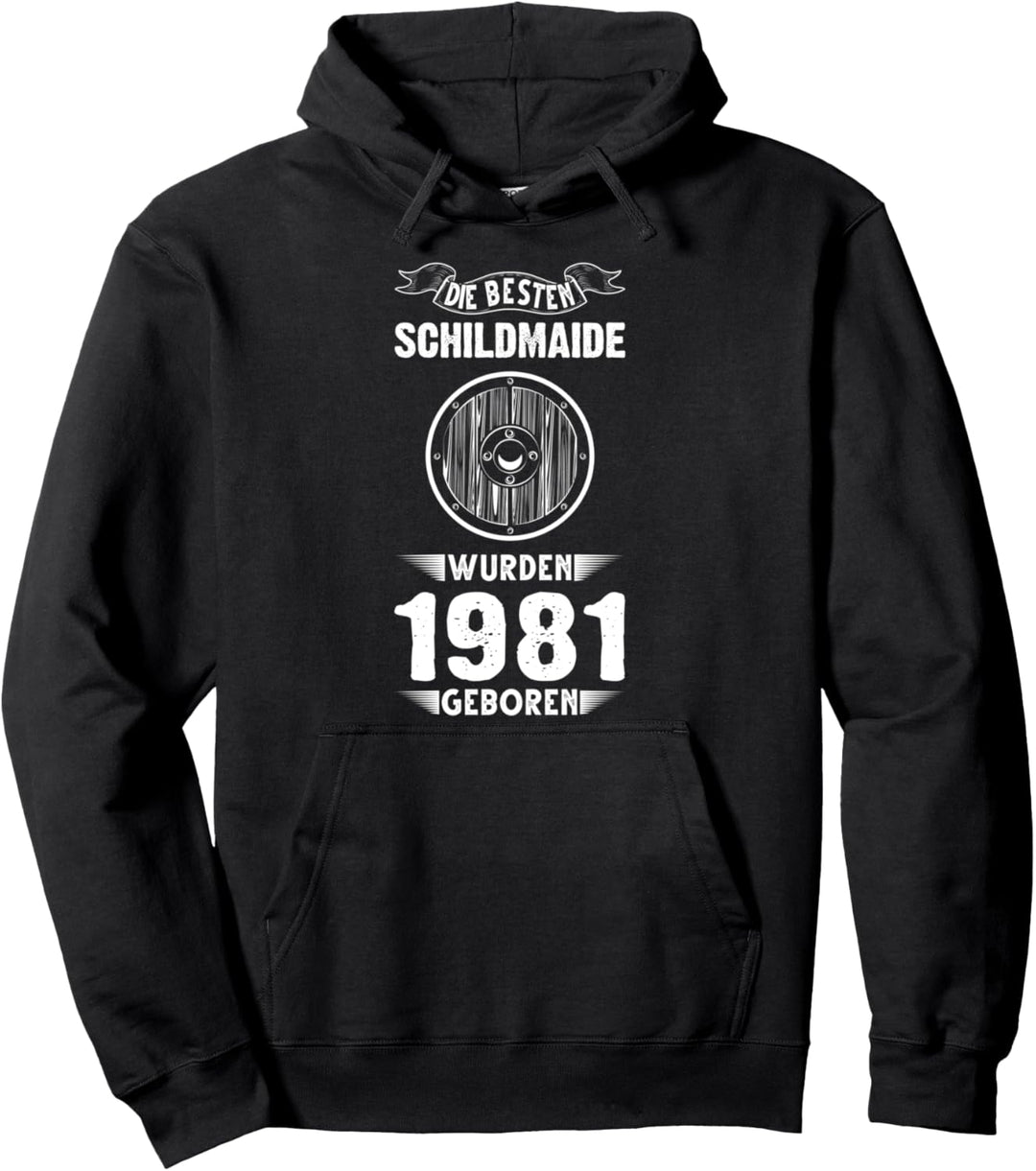 40. Geburtstag Schildmaide 40 Jahre Pullover Hoodie