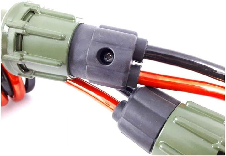 Easy Link NATO Spiralkabel Wendelkabel Stecker 24V 2pin 2x35mm2 4M Anwendung LKW.