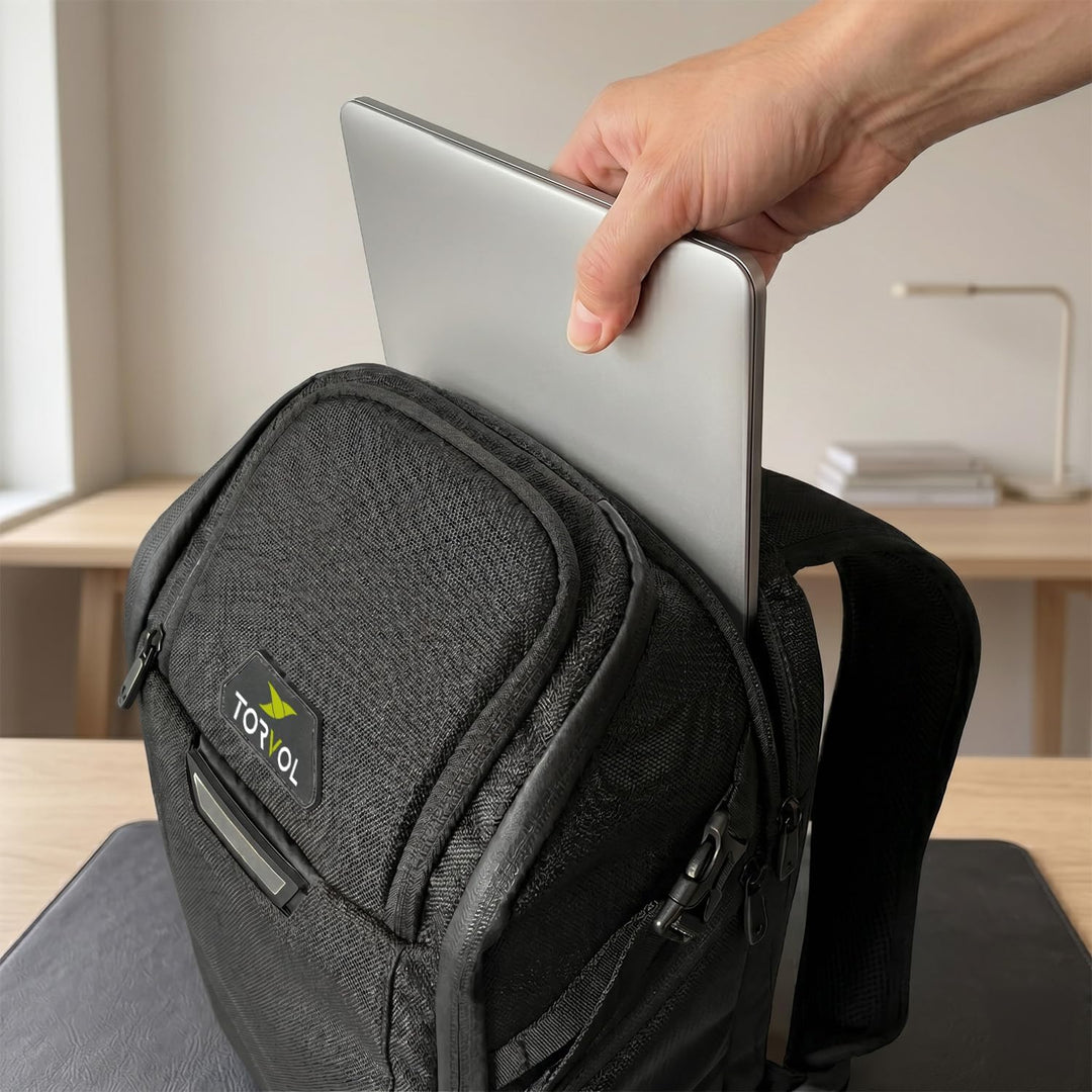 Torvol Pitstop Rucksack, kompakt, FPV, 17 l, für 2 Drohnen, Laptoptasche, modulare Trennwände, leich