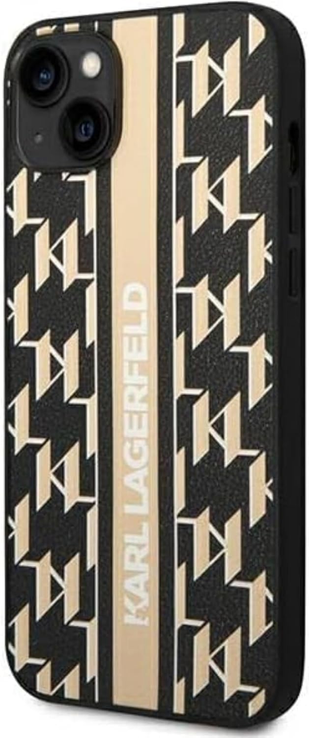 KARL LAGERFELD KLHCP14SPGKLSKW Hülle für iPhone 14 6,1" hardcase braun/Brown Mon