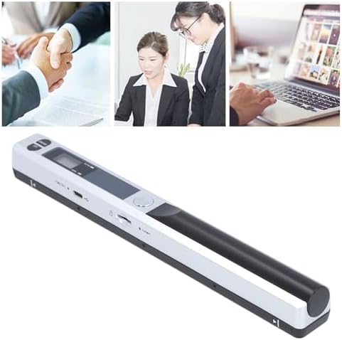Tragbarer Scanner, 900 DPI Hand-Bildscanner mit Aufbewahrungstasche, Scanstab-Fotoscanner für A4-Dok