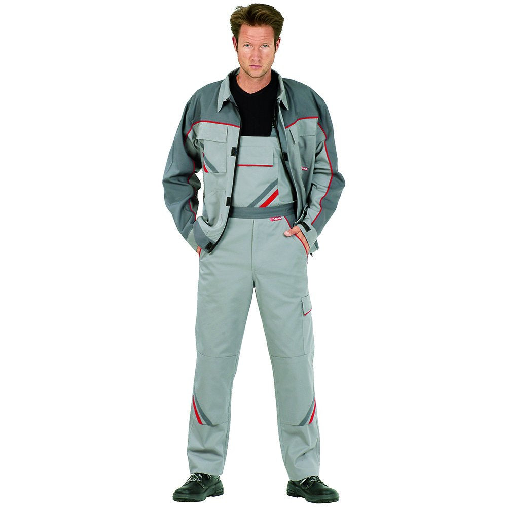 Planam Highline Herren Bundjacke zink schiefer rot Modell 2311 Grösse 60 zink/schiefer 60, zink/schi