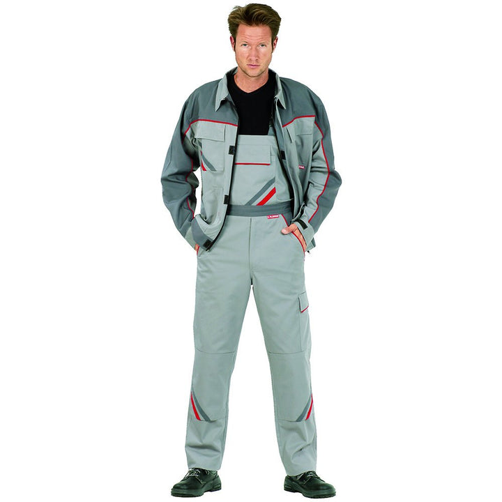 Planam Highline Herren Bundjacke zink schiefer rot Modell 2311 Grösse 60 zink/schiefer 60, zink/schi
