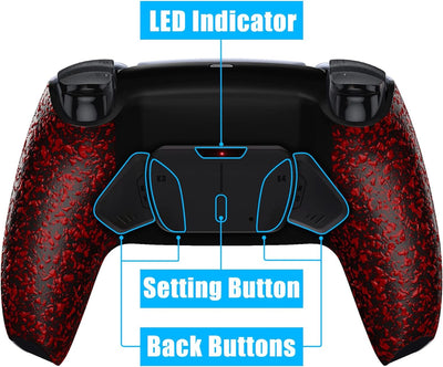 eXtremeRate Programmierbar RISE4 Remap Kit für ps5 Controller BDM-030/040,Remap Board&Rückplate Gehä