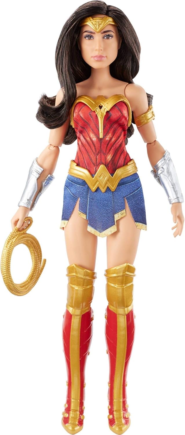Mattel Wonder Woman 1984 Wonder Woman Doll (~12-in) Wearing Superhero Fashion and Accessories, with