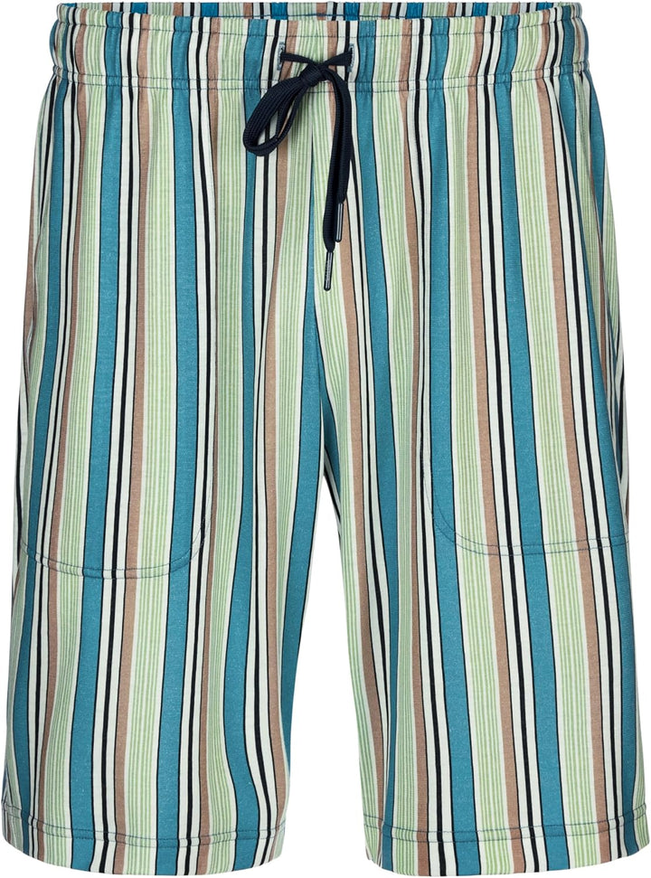 CALIDA Herren Rmx Sleep Shorts Hose (1er Pack) 50 Niagara Blue, 50 Niagara Blue